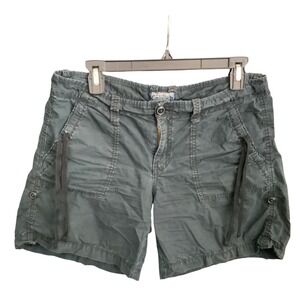 Polo Jeans Ralph Lauren Distressed Black Cargo Shorts size 6